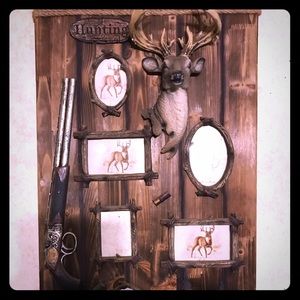 Hunting Picture frame holds 6 pictures